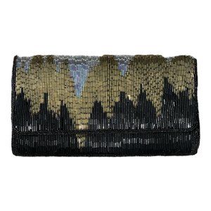 VTG DLS Beaded Clutch Crossbody bag